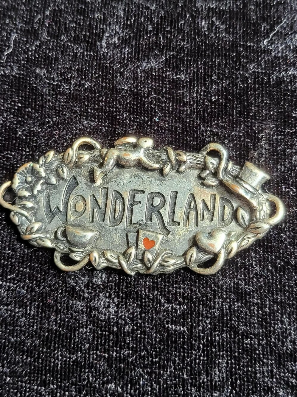Alice In Wonderland Themed Large Metal Focal